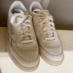 White Reebok shoes